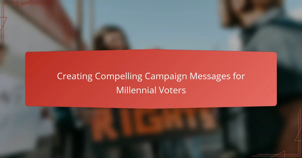 Creating Compelling Campaign Messages for Millennial Voters