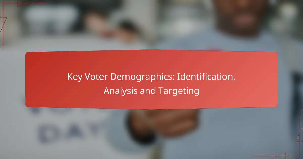 Key Voter Demographics: Identification, Analysis and Targeting